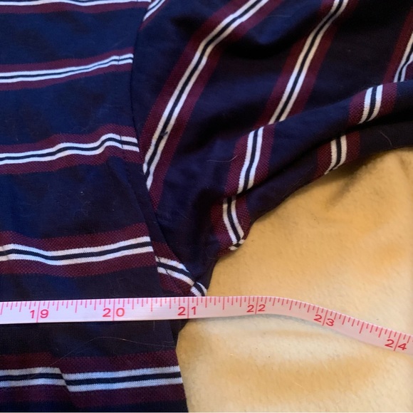 NWT Tommy Hilfiger striped collared shirt. Medium - Picture 3 of 5